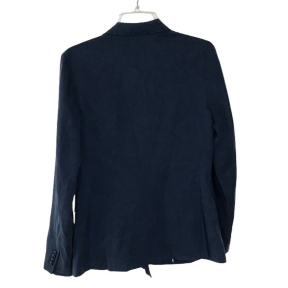 NWT Banana Republic Womens Size 8 Navy Pure Tencel Two-Button Blazer Jacket NEW - Picture 3 of 3
